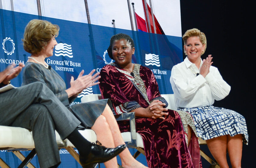Monica Geingos est la Première Dame de Namibie depuis 2015. Crédit : Grant Miller/George W. Bush Presidential Center.