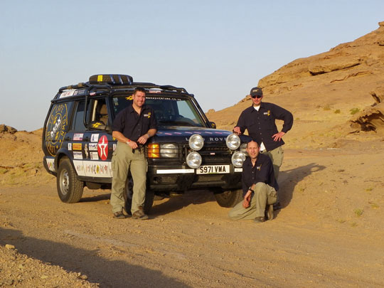 L'équipe en Arabie Saoudite