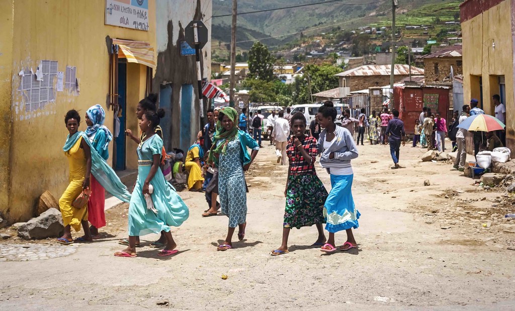 À Aksoum, région du Tigré en Éthiopie.  Crédit : Rod Waddington.