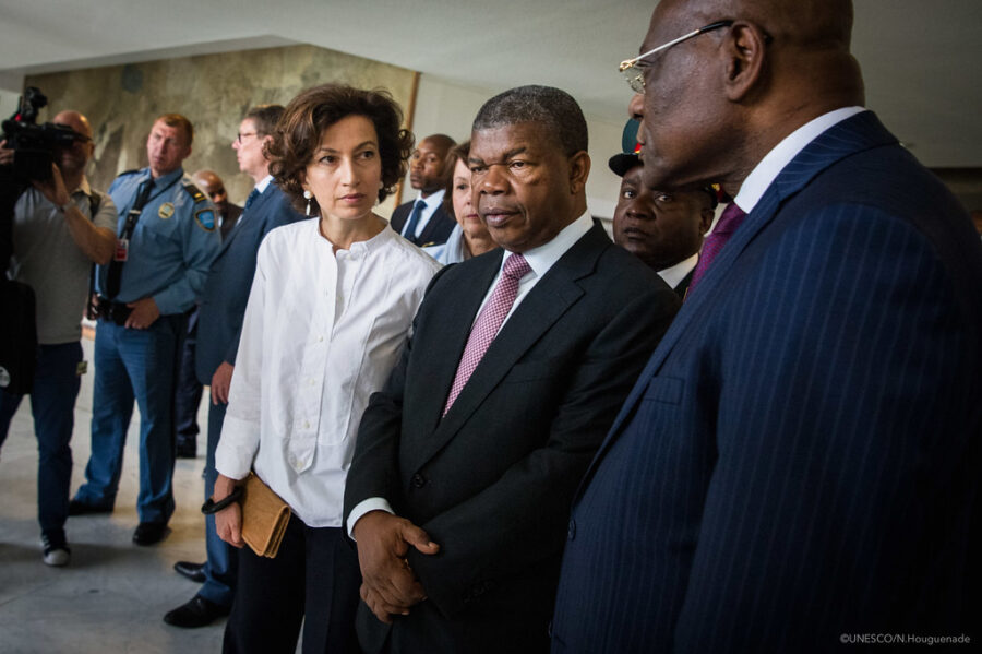 Le Président João Lourenço prêtera serment pour son deuxième mandat présidentiel en Angola le 15 septembre 2022. UNESCO/Nora Houguenade.