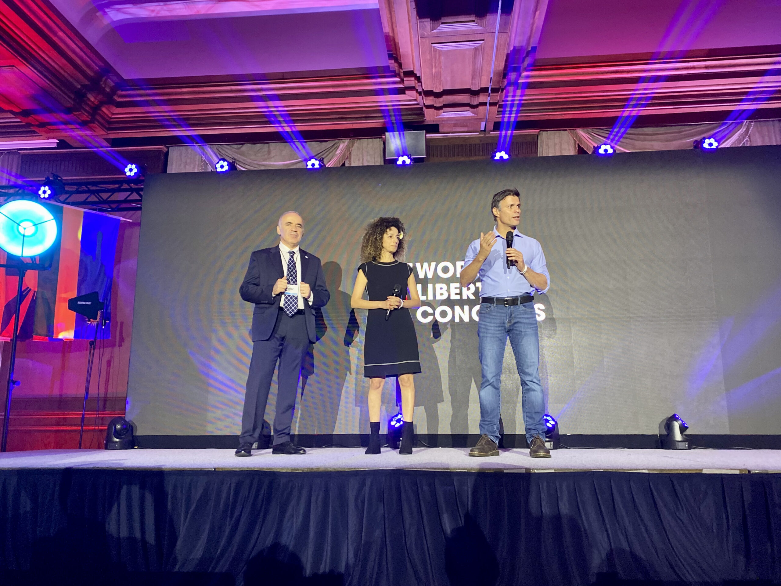 Garry Kasparov, Masih Alinejad et Leopold L.