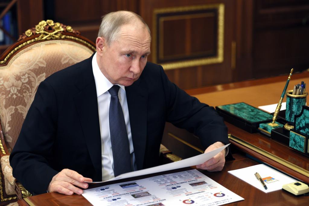 Poutine, ce mardi à Moscou