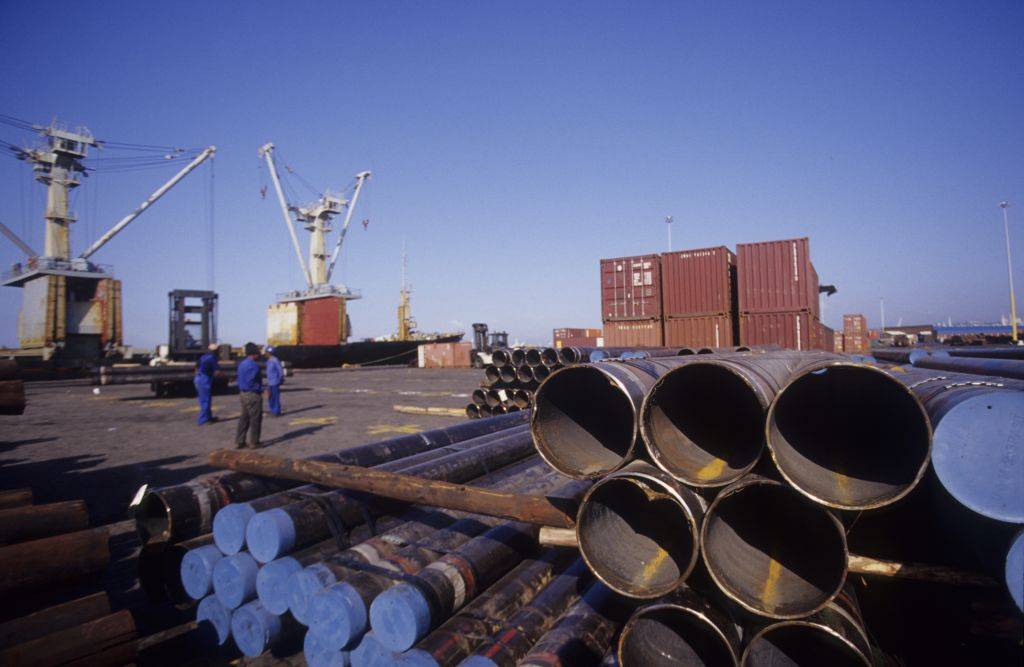 Durban Harbor In South Africa