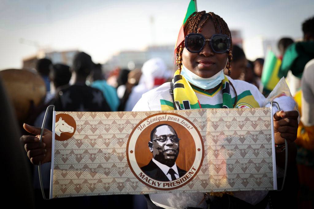 Demonstration To Support Senegalese President Macky Sall In Dakar