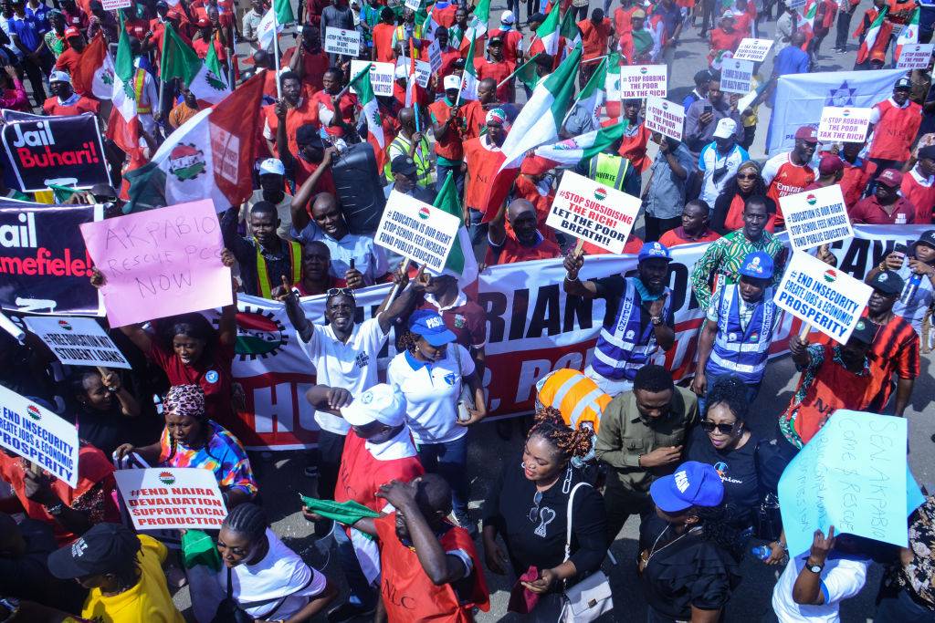 Protestor Against Economic Hardship In Abuja