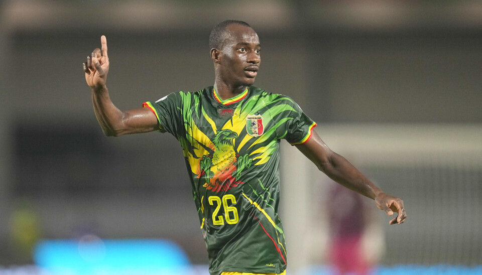 Kamory Doumbia du Mali fait des gestes lors du match de phase de groupes de la Coupe d'Afrique des Nations TotalEnergies CAF entre la Namibie et le Mali au Stade de San Pedro le 24 janvier 2024, à San-Pedro, Côte d'Ivoire.