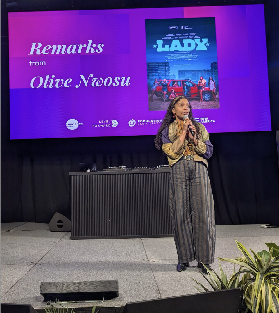 Olive Nwosu partage des remarques sur son premier long métrage LADY au Sundance Film Festival 2026.