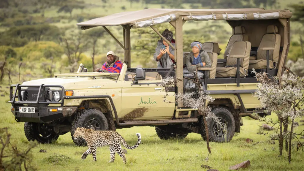 Invités lors d'un safari à Naboisho Conservancy, Masai Mara