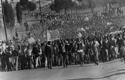 The Soweto uprising of 1976 were part of a well-orchestrated reaction to apartheid.