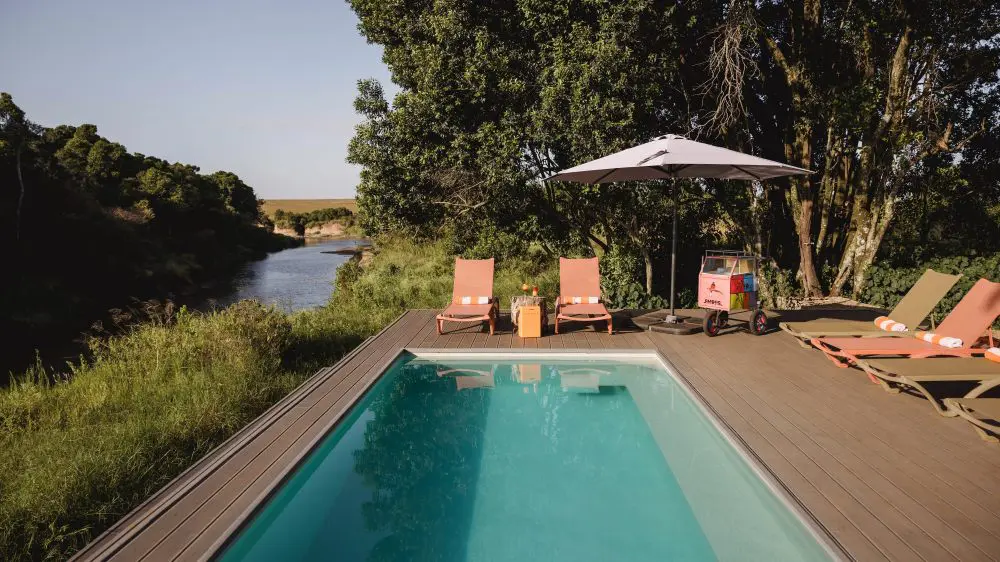 La piscine, Emboo Camp, Maasai Mara, Kenya.