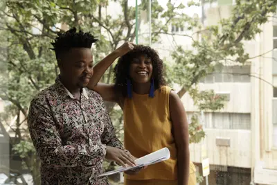 Lilitha Mzizi and Sello Sebotsane
