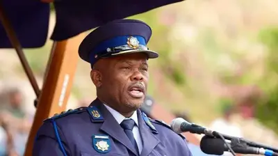 Suspended Deputy national commissioner for crime detection Shadrack Sibiya. Photo: X