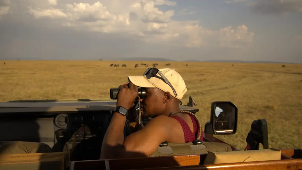 Guide dans la conservation, Mara Naboisho Conservancy, Kenya.